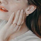 LINA BAGUE AJUSTABLE QUARTZ ROSE