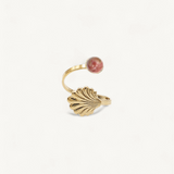 ESMÉE BAGUE AJUSTABLE RHODONITE