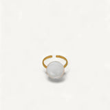 INÈS BAGUE AJUSTABLE NACRE BLANCHE