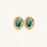 IPANEMA BOUCLES D'OREILLES MALACHITE