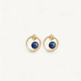LÉNA BOUCLES D'OREILLES LAPIS LAZULI