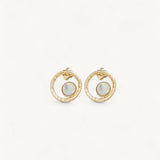 LÉNA BOUCLES D'OREILLES NACRE BLANCHE