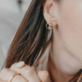 LÉNA BOUCLES D'OREILLES LABRADORITE