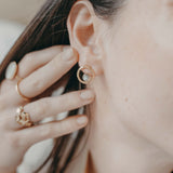 LÉNA BOUCLES D'OREILLES LABRADORITE