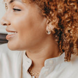 LÉNA BOUCLES D'OREILLES LABRADORITE