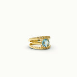 Bague Aigue-Marine Bora