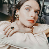 BLANCHE BOUCLES D'OREILLES