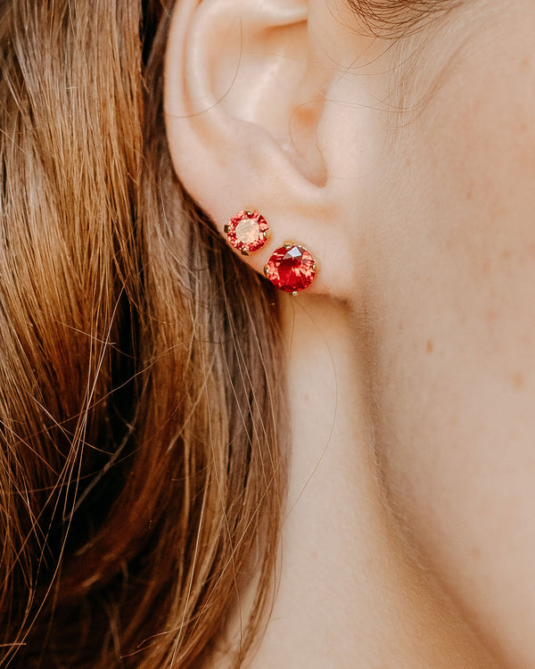 Lab-grown Ruby Earrings Carrie