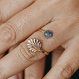 ESMEE ADJUSTABLE RING CYANITE