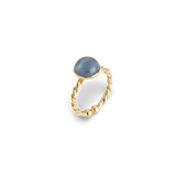 AMBRE ADJUSTABLE RING CYANITE