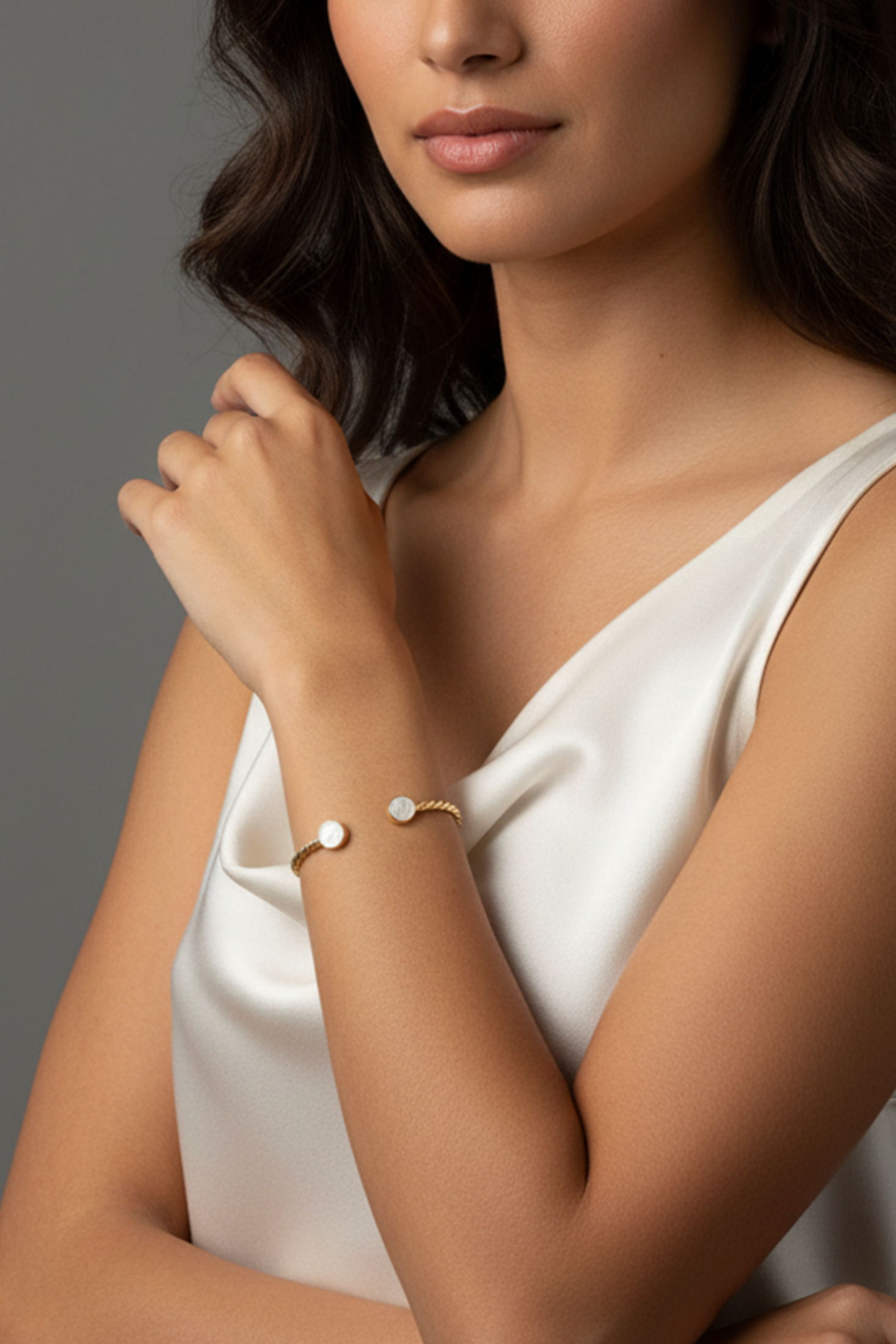 MARLI BANGLE GREEN AGATHE